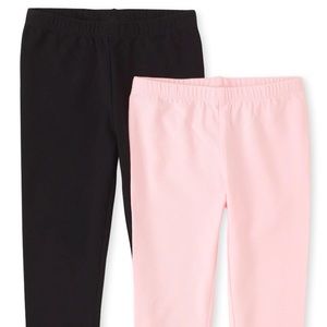 NWT Children’s Place Girls Leggings 2-Pack - Shell